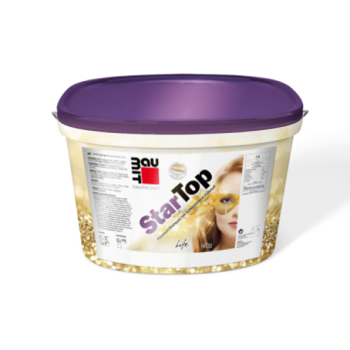BAUMIT StarTop 2mm Rille / Lietutiņš gatavais plānkārtas dekoratīvais apmetums ar silikona saistvielu 25kg , tonējams